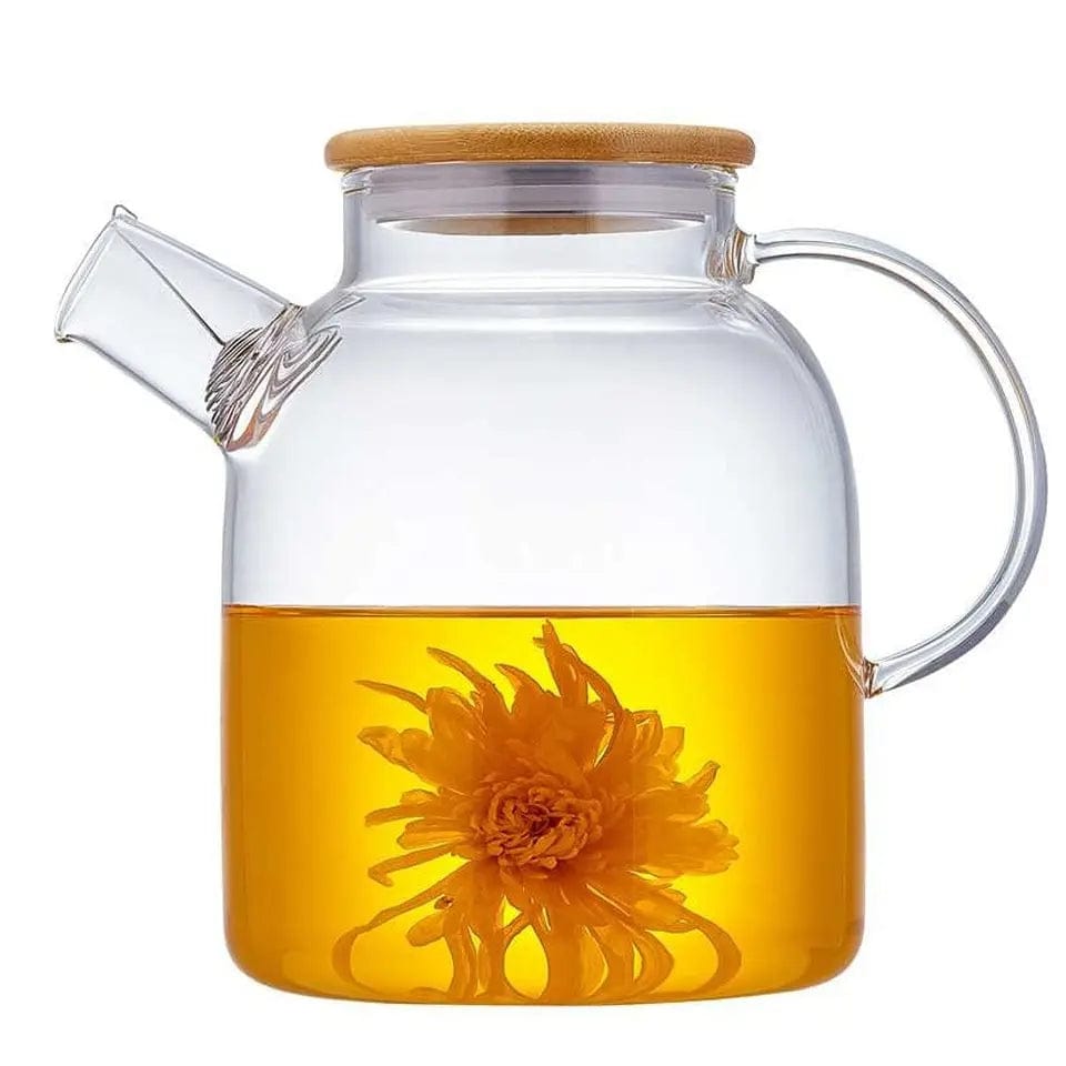 1.6L Tall Glass Teapot