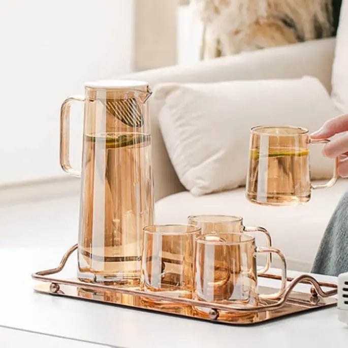1.8L Glass Design Teapot Carafe