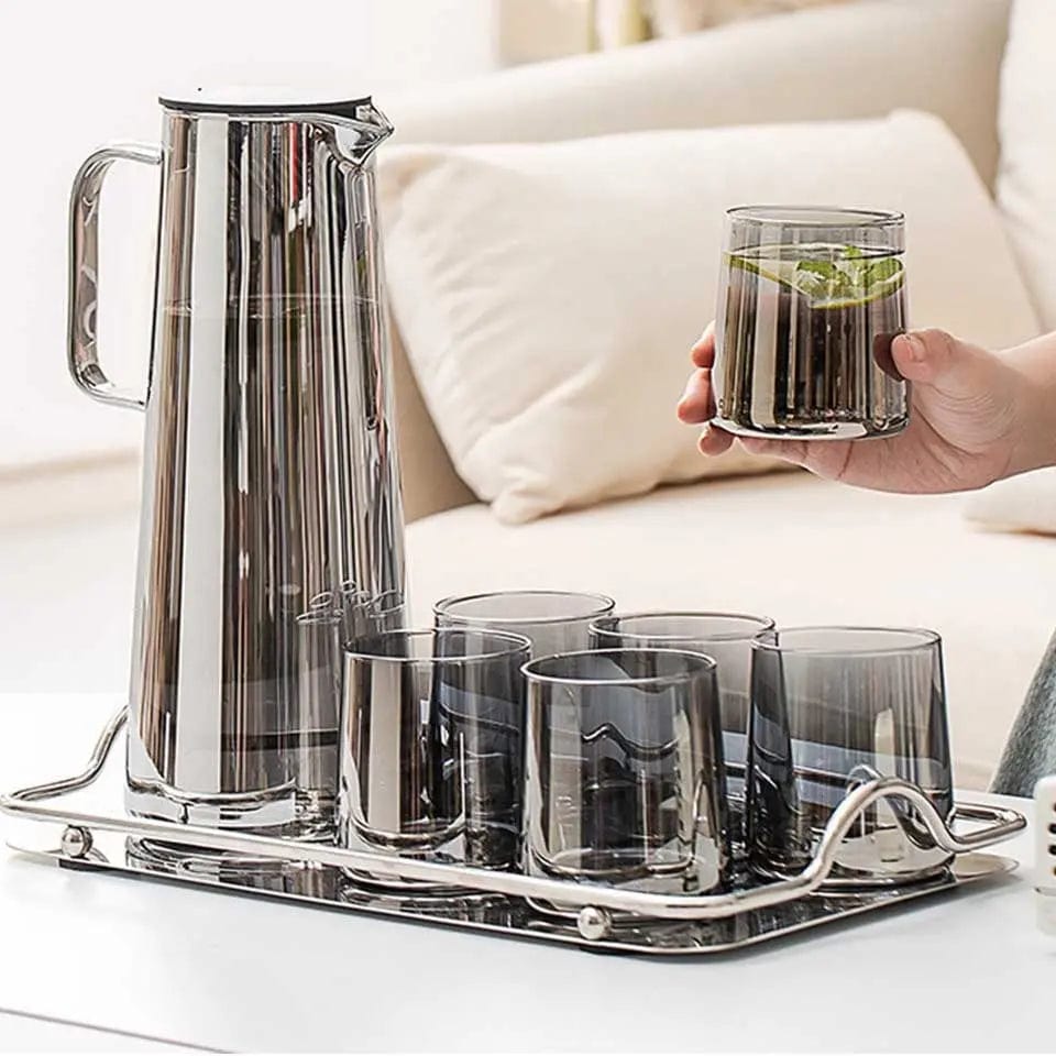 1.8L Glass Design Teapot Carafe
