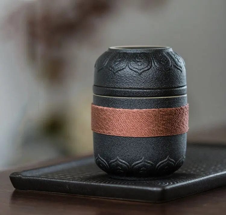 225ML Chinese Portable Ceramic Teapot