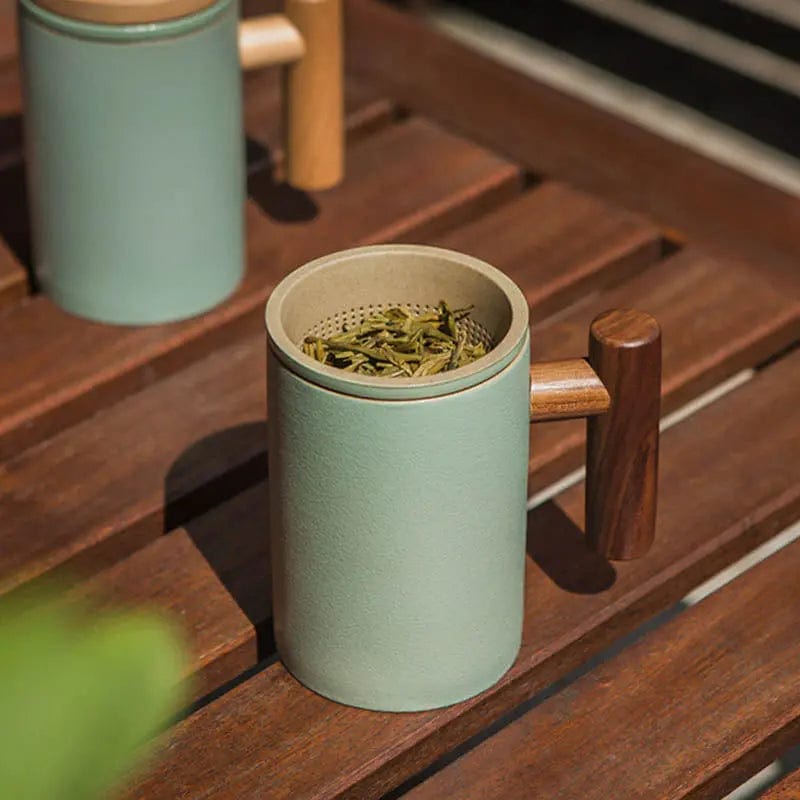 300 ml Tall Ceramic Tea Mug