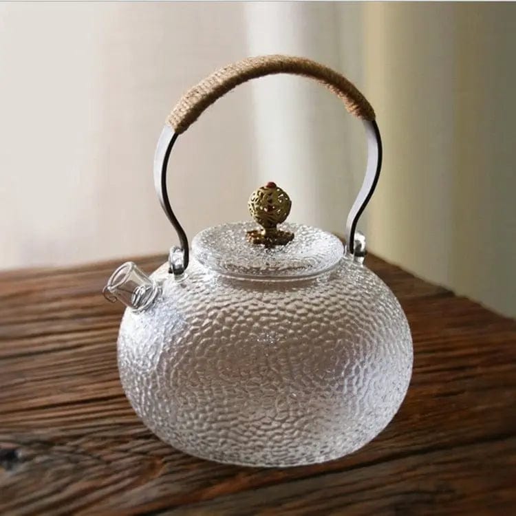 Antique Chinese Glass Teapot 900ML
