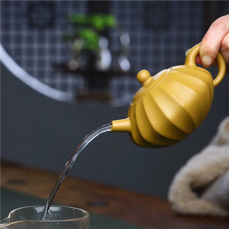 Authentic Chinese Yixing Yellow Clay Teapot 230 ml