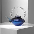 Blue Design Glass Teapot 800 ml