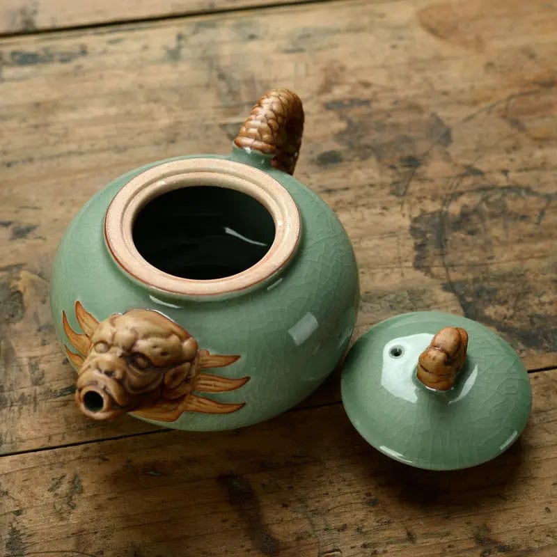 Chinese Ceramic Dragon Teapot 220 ml