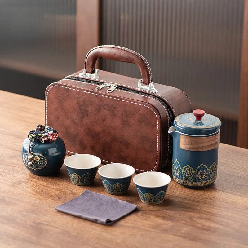 Chinese Ceramic Travel Tea Set