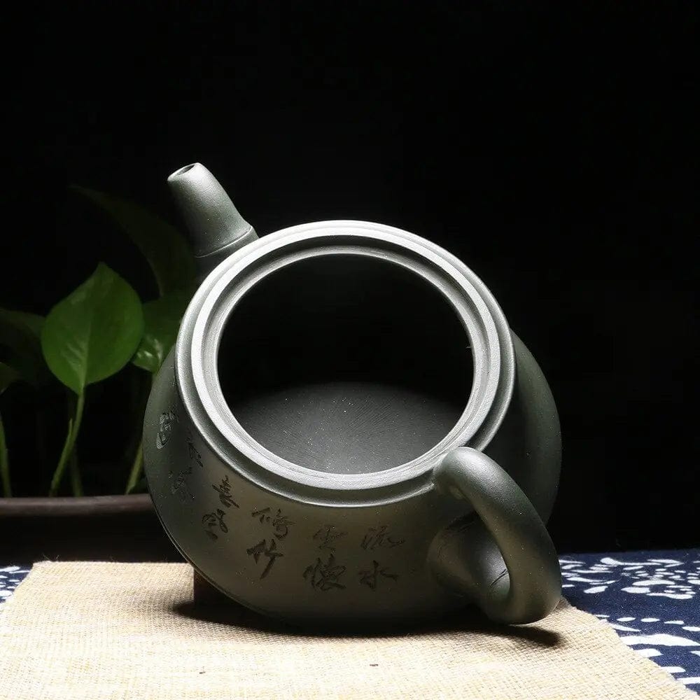 Chinese Clay Teapot Writing 1L
