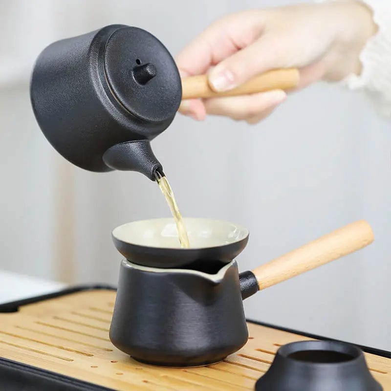 Chinese Tea Set with Side Handle