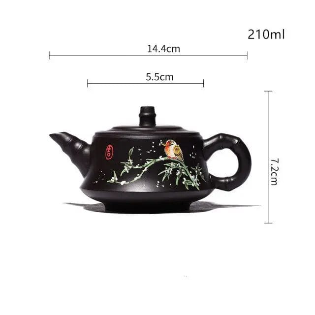 Chinese Yixing Black Clay Teapot 200ML