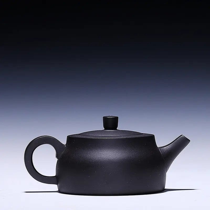 Chinese Yixing Black Flower Clay Teapot 200ML