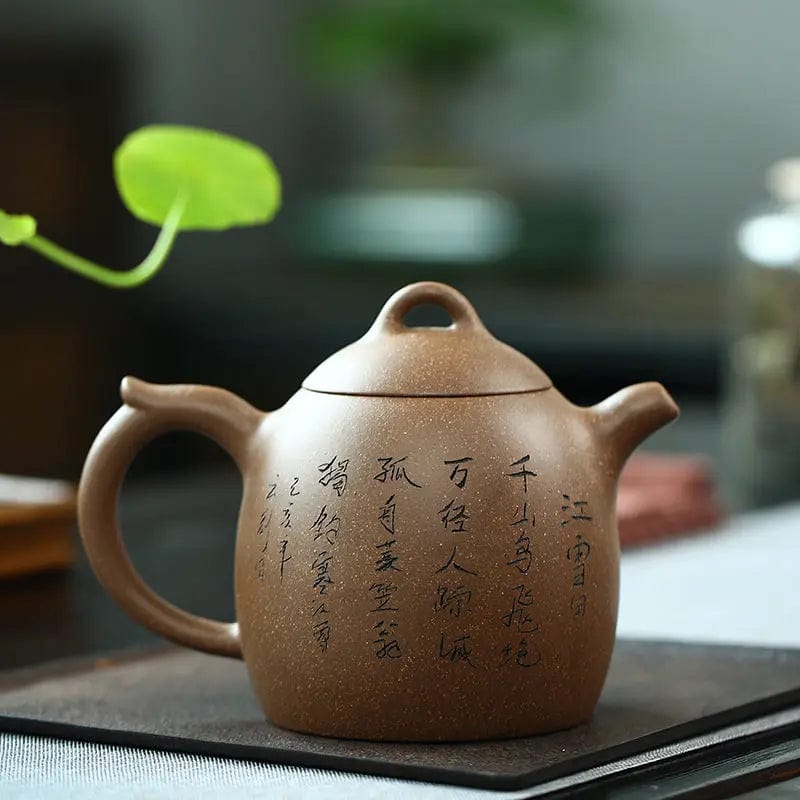 Chinese Yixing Brown Clay Teapot 350ML
