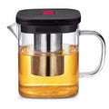Cube-Shaped Glass Teapot 600ML - 1L