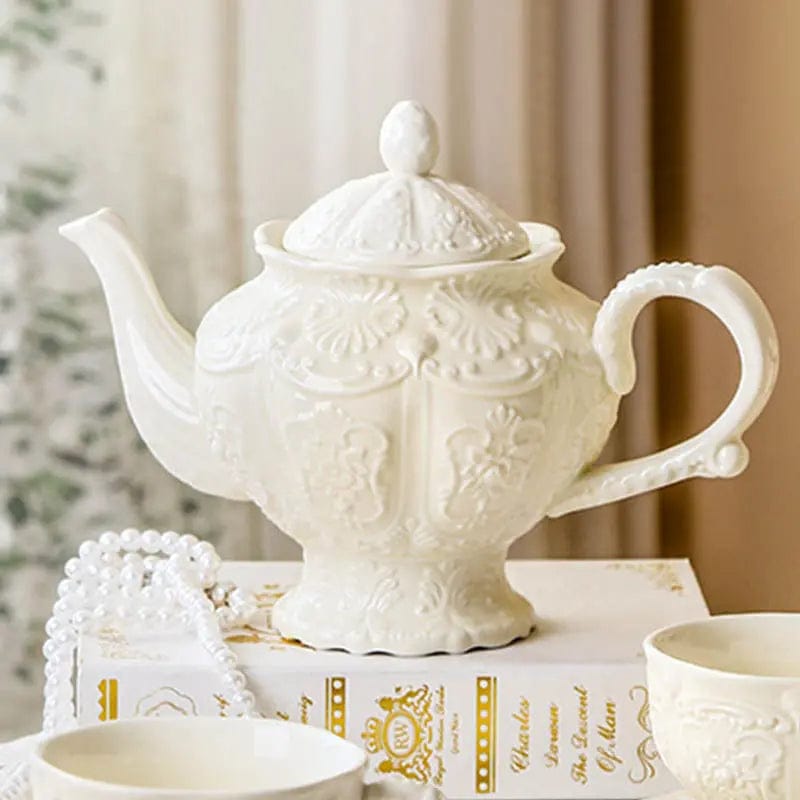 Elegant 1L English Porcelain Teapot