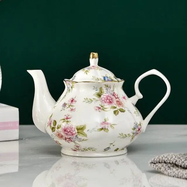 English Marquise Porcelain Teapot 400ML