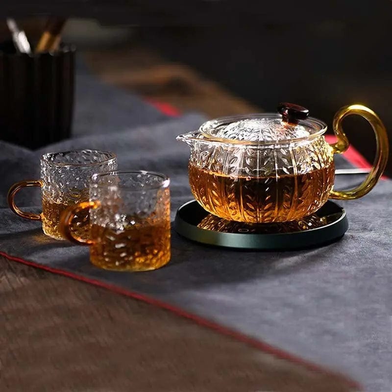 Floral Glass Teapot 300 ml - 500 ml