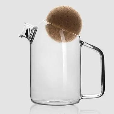 Glass Teapot with Cork Pattern 250ML - 750ML