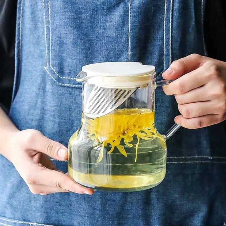 Glass Teapot with Filter 1L