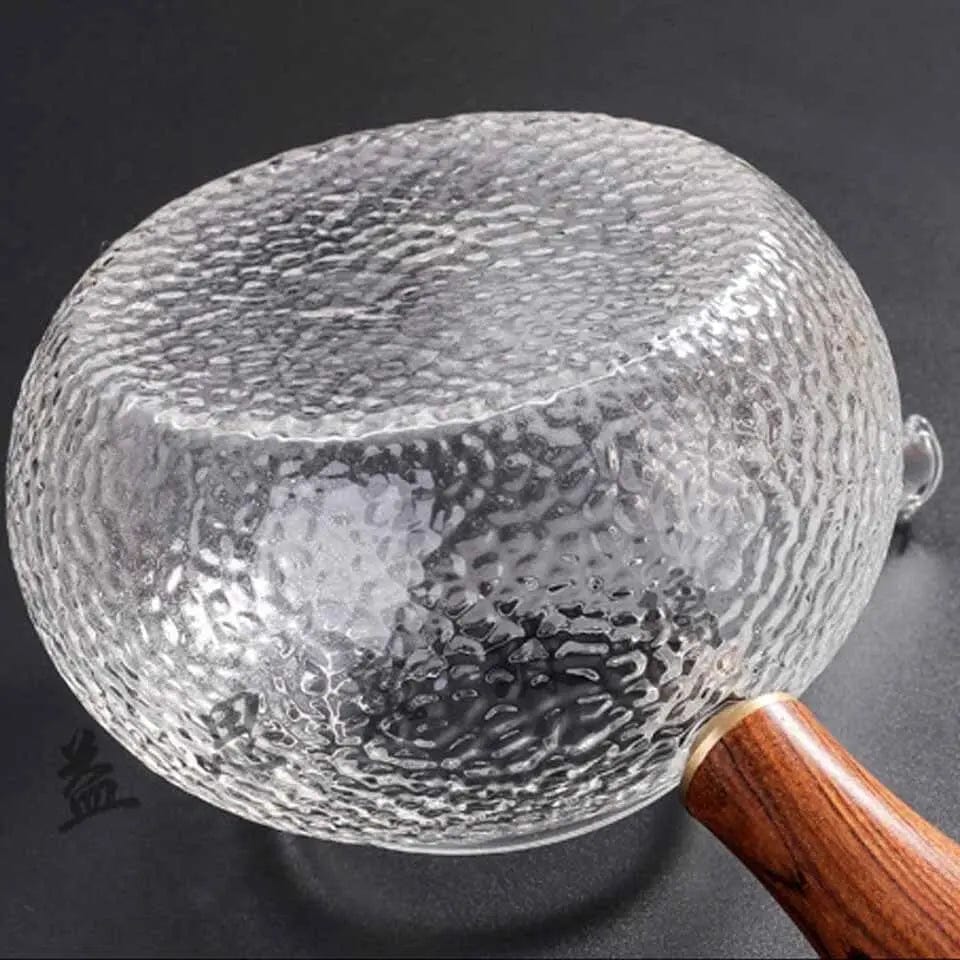Glass Teapot with Wooden Handle 300 ml