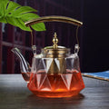 Golden Glass Teapot 1L