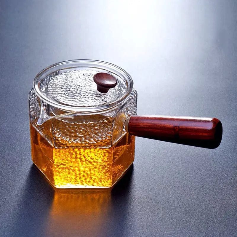 Hammered Glass Teapot 500ML