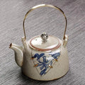Japanese Antique Ceramic Teapot Beige 250 ml