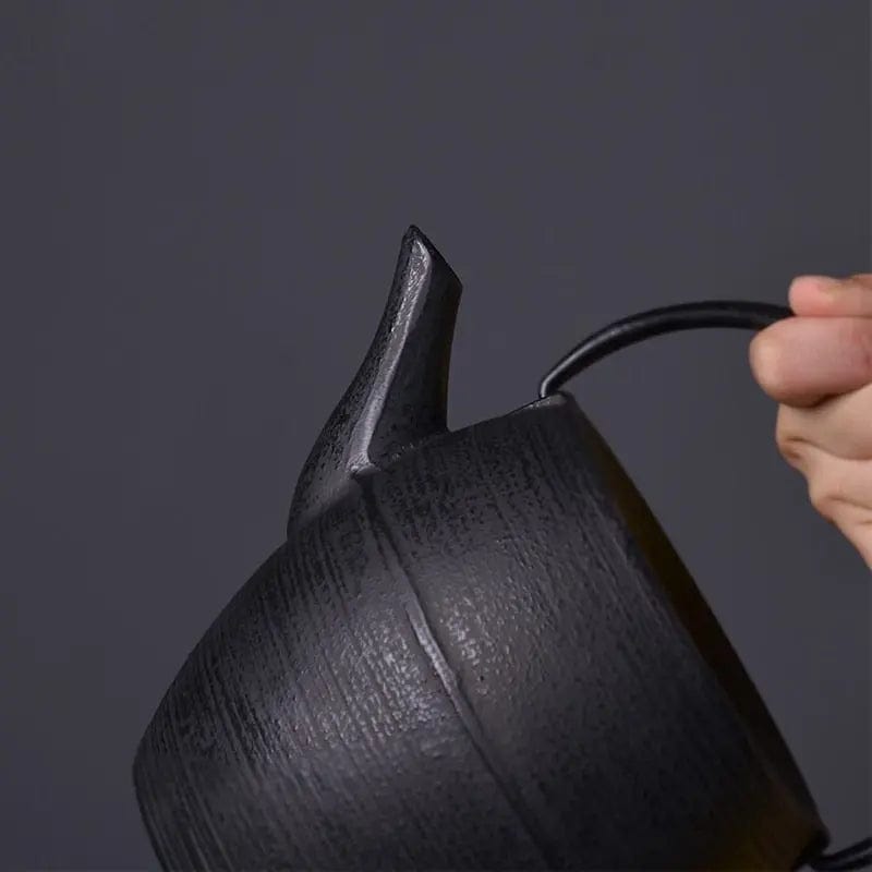 Japanese Black Cast Iron Teapot 1.1L