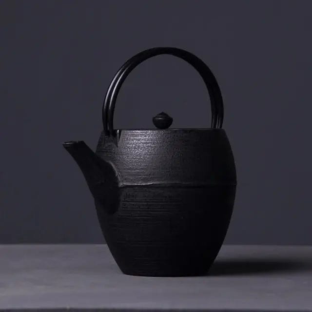 Japanese Black Cast Iron Teapot 1.1L