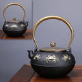 Japanese Cast Iron Teapot Crabs 1.2L