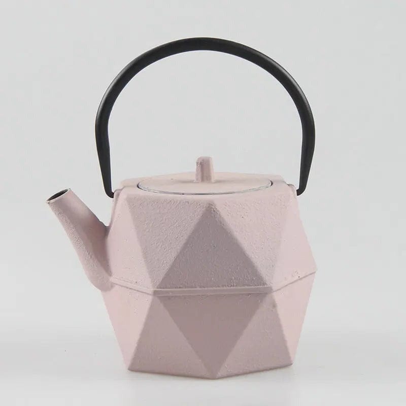 Japanese Cast Iron Teapot in Cube Shape, 1.2 Liter