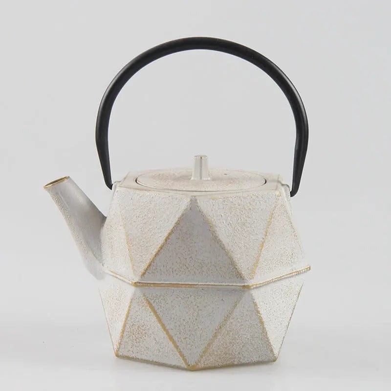 Japanese Cast Iron Teapot in Cube Shape, 1.2 Liter