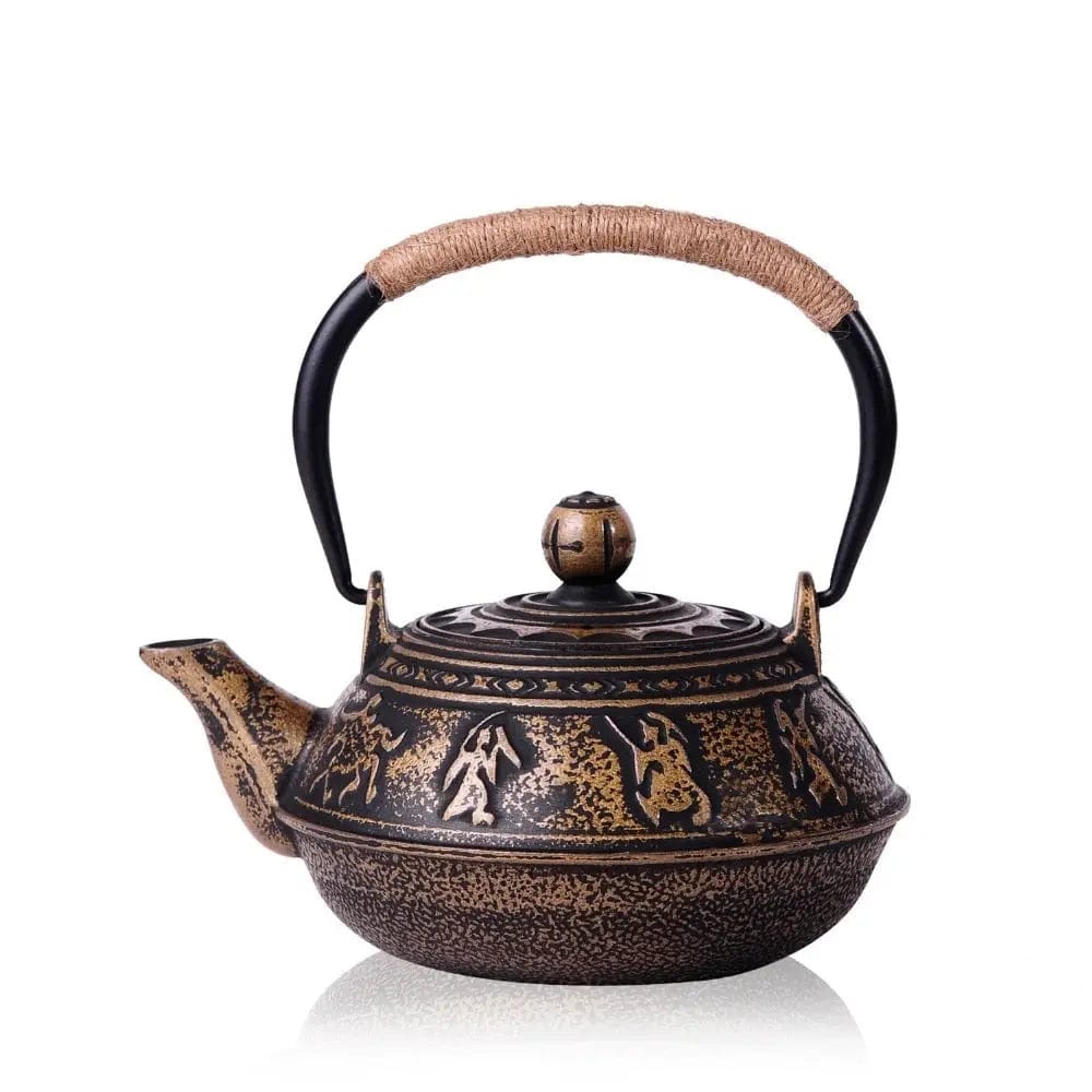 Japanese Cast Iron Teapot Warriors 800ML