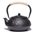 Japanese Cast Iron Teapot with Bamboo Motifs 900 ml