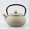 Japanese Cast Iron Teapot with Gold Reliefs 700ml