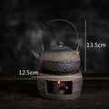 Japanese Ceramic Teapot with Warmer 300-400 ml – Rustic Teapot Set