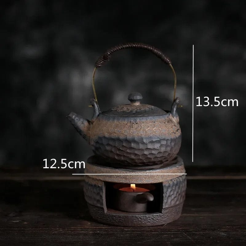 Japanese Ceramic Teapot with Warmer 300-400 ml – Rustic Teapot Set