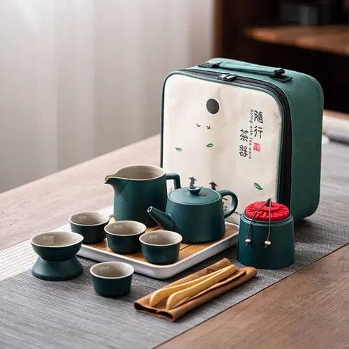 Japanese Ceramic Travel Tea Set