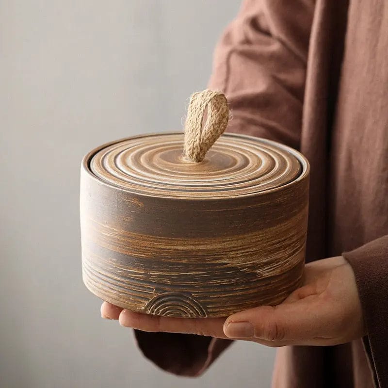 Japanese Clay Tea Canister 500ml