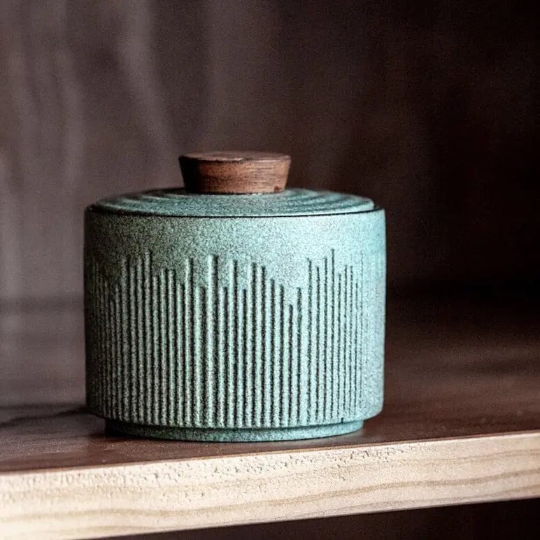 Japanese Design Ceramic Tea Caddy 150ml