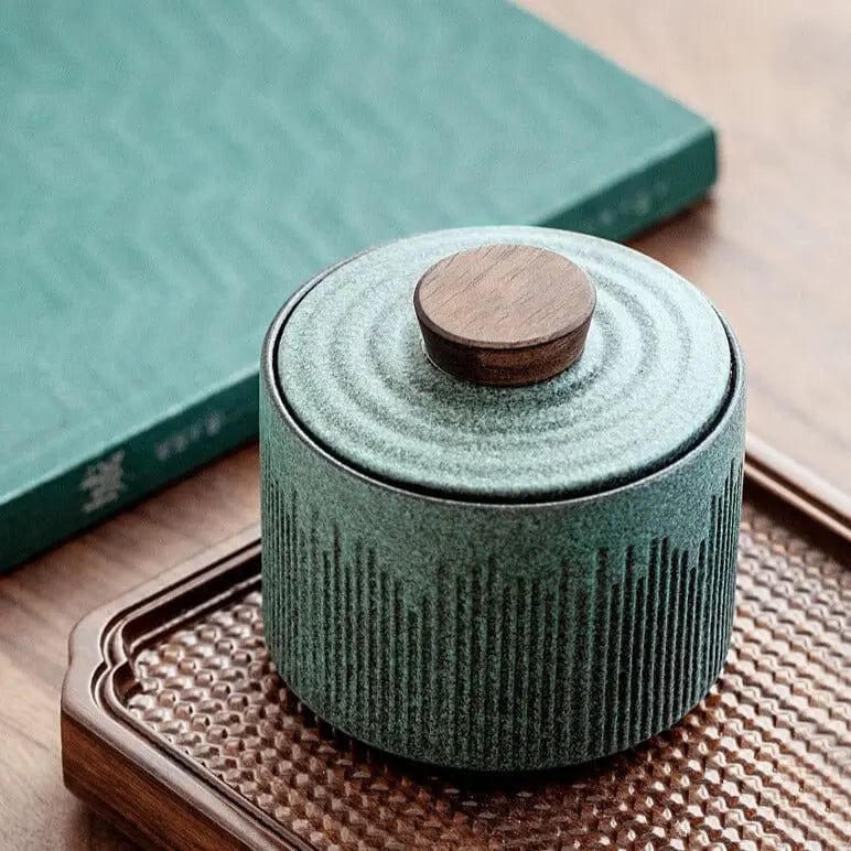 Japanese Design Ceramic Tea Caddy 150ml