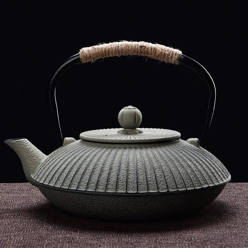Japanese Flat Cast Iron Teapot 800ml