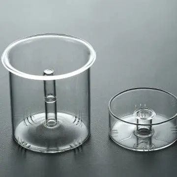 Japanese Glass Teapot with Square Wooden Handle 1.2L