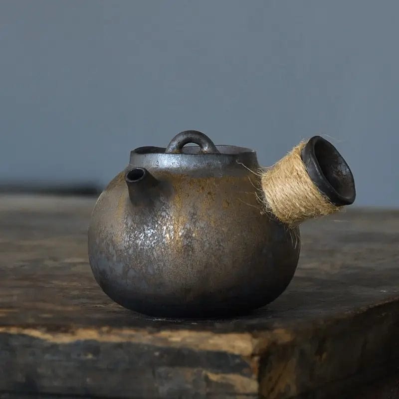 Japanese Kyusu Antique Ceramic Teapot 200ML