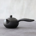 Japanese Kyusu Black Ceramic Teapot 150 ml