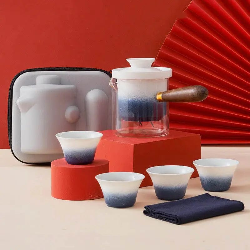 Japanese Kyusu Design Ceramic Tea Set