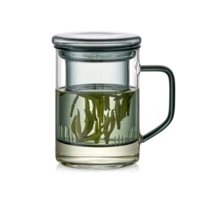 Large Glass Tea Mug with Infuser 400ml