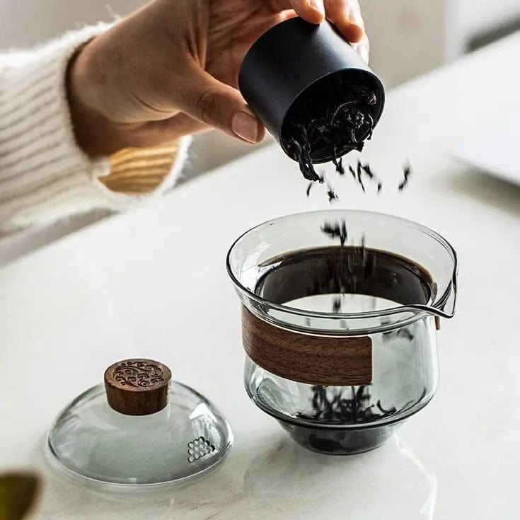 Luxury Gaiwan Glass Teapot 230 ml