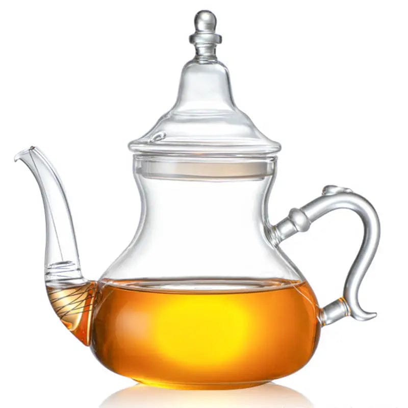 Moroccan Glass Teapot, 600 ml - 1 Liter