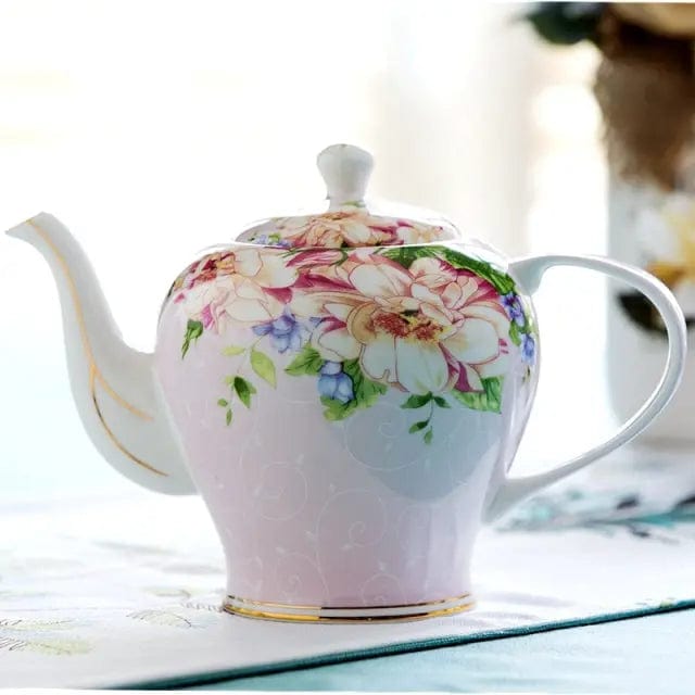Original English Pink Porcelain Teapot 1.4L