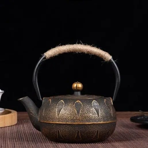Original Japanese Golden Cast Iron Teapot 600ML