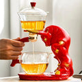 Original Red Bull Glass Teapot 400ML